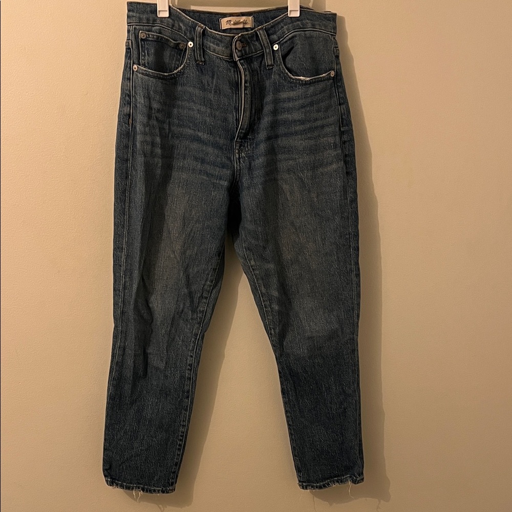 Madewell Medium Blue Straight Leg Jeans